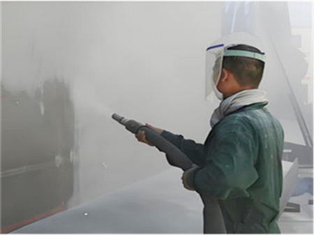 钢构件喷涂漆面