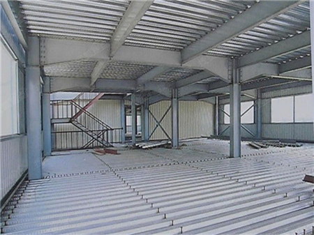 钢结构夹层楼承板的做法